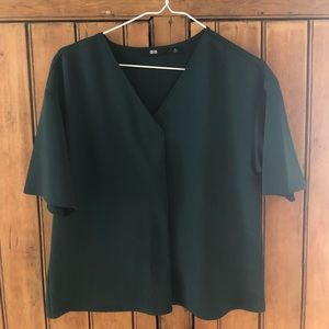 UNIQLO V-Neck Blouse